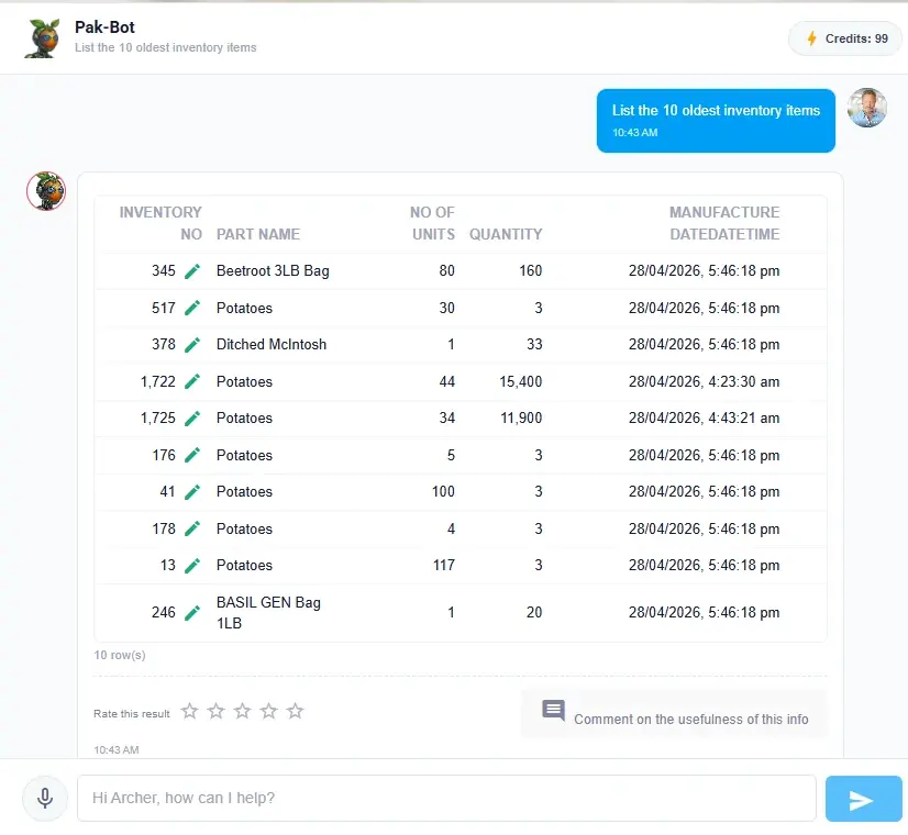 Freshcare and HARPS audit records without the audit scramble 3