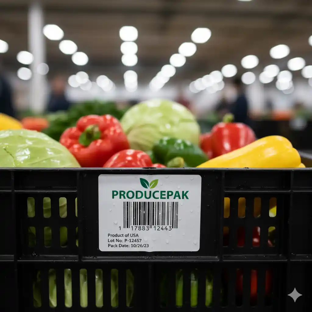 Fresh produce traceability labels – illustration 2